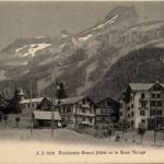 Diablerets Grand Hotel et le Scex Rouge
