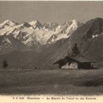 Chesieres - Le Glacier du Trient vu des Ecovets