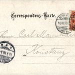 Gruss vom Rheinfall - Litho