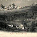 St. Moritz - Meierei mit Piz Julier