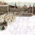Gruss aus Schwyz - Litho