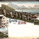 Gruss aus Zug - Litho