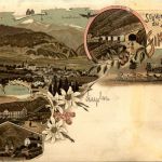 Souvenir du Simplon - Litho