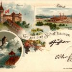 Gruss aus Schaffhausen - Litho