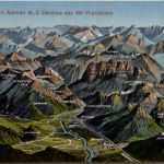 Admont/Steiermark - Admont, Panorama m.d. Gesäuse aus der Vogelschau