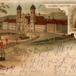 Gruss aus Einsiedeln - Litho