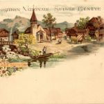Geneve - Exposition Nationale 1896 - Litho
