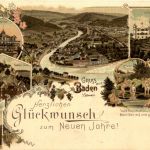 Gruss aus Baden - Litho
