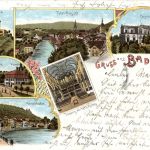 Gruss aus Baden - Litho