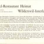 Wilderswil-Interlaken - Hotel Heimat