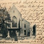 Basel - Hebel Denkmal mit St. Peterskirche