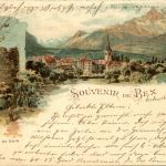 souvenir de Bex - Litho