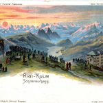 Rigi Kulm - Litho - Sonnenaufgang