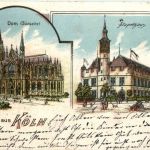 Gruss aus Cöln - Litho