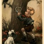 Kind mit Hund - Hummel ??