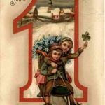 Neujahr - Kinder - Prägekarte