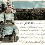 Gruss aus Sankt Wendel - Litho