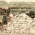 Gruss aus Duisburg - Litho