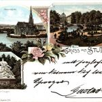 Gruss aus Stuttgart - Litho