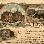 Gruss aus Leipzig - Litho