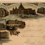 Gruss aus Leipzig - Litho