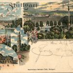 Gruss aus Stuttgart - Litho