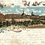 Gruss aus Leipzig - Litho