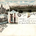 Gruss aus Bückeburg - Litho
