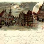 Gruss aus Hildesheim - Litho