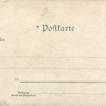 Gruss vom Kaffeehaus bei Varel - Litho