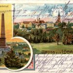 Gruss aus Löbau - Litho