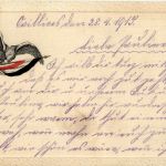 Deutche Fahne - Adler - Prägekarte - Feldpost