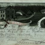 Gruss vom Vesselberg - Litho