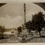 Frauenkirche N.D. Mariensäule und Kriegerdenkmal