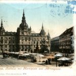 Graz/Steiermark - Graz, Rathaus mit Marltplatz und Herrengasse