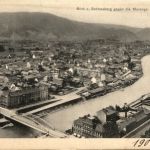 Graz/Steiermark - Graz, Blick vom Schlossberg gegen die Murenge