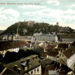 Graz, Schlossberg, Mariahilfer-Kirche und neuem Kloster