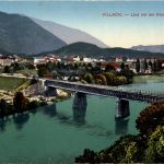 Villach/Kärnten - Villach, Lind mit der Eisenbahnbrücke