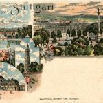Gruss aus Stuttgart - Litho