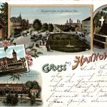 Gruss aus Hannover - Litho