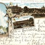 Gruss aus Hannover - Litho
