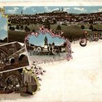 Gruss aus Schleiz - Litho
