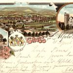 Gruss aus Alfeld Leine - Litho