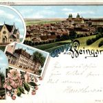 Gruss aus Weingarten - Litho