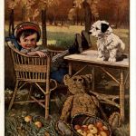 Kind mit Teddy