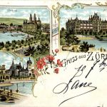 Gruss aus Zürich - Litho