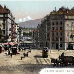 Geneve - La rue du Mont blanc