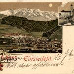 Gruss aus Einsiedeln - Litho