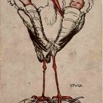 Kind mit Storch