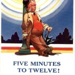 Five minutes to twelve